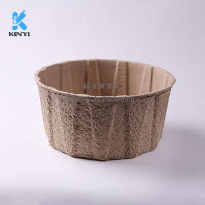 Customized Natural fiber molded pulp eco-friendly flower seeds trays