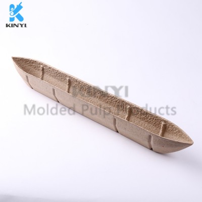 Dongguan supplier natural brown color molded fiber pulp tray