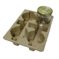 Biodegradable molded pulp protective packaging