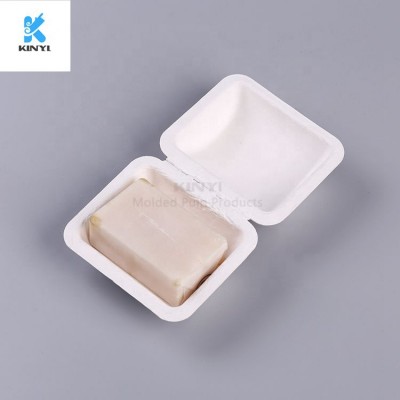 Luxury Customized Cosmetic Box Packaging Tray,Molded Pulp Paper Soap Box