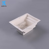 Custom recycled stackable paper pulp molded fiber book packaging tray