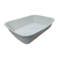 Eco-friendly Disposable Recycled Molded Paper Pulp Cat Litter Box