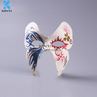 Accept customized paper halloween mask, Beautiful butterfly paper mask, Eco-friendly paper mask