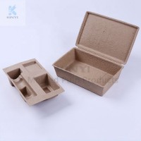 Eco friendly Molded Paper Pulp Cosmetics Packaging Box