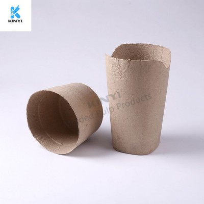 Eco-friendly, Biodegradable Vase Shape Pulp Molded Biodegradable Ashes Urn