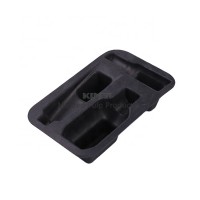 Black Pulp Molded Paper Skincare Packaging Tray Insert