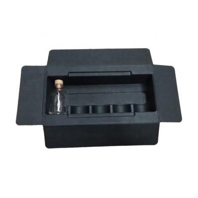 Eco Friendly Custom Design Black Pulp Box Insert