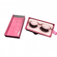 Eco friendly custom molded paper pulp tray packaging for eyelashes