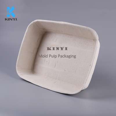 Biodegradable Disposable Moulded Paper Pulp Cat Litter Box